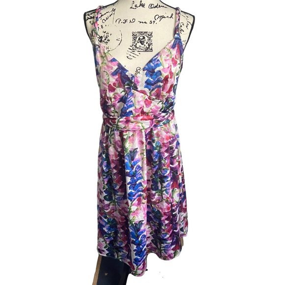 torrid Dresses & Skirts - Torrid V-Neck Empire Waist with Back Tie Skater Sun Dress Size 16